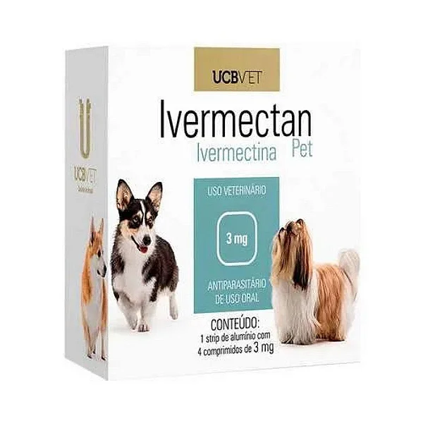 Antiparasitário UCBVET Ivermectan Pet para Cães