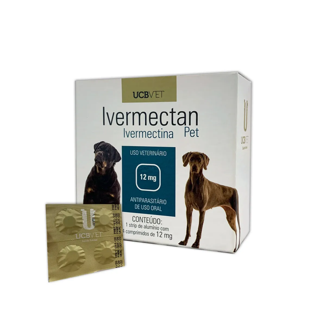 Antiparasitário UCBVET Ivermectan Pet para Cães