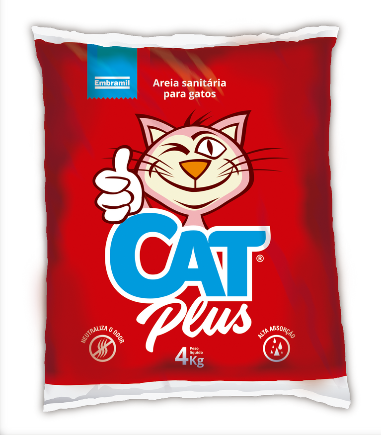 Areia Higiênica para Gatos Cat Plus