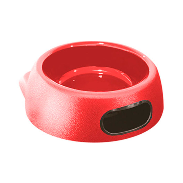 Comedouro de Plástico Furacão Pet Glamour Vermelho