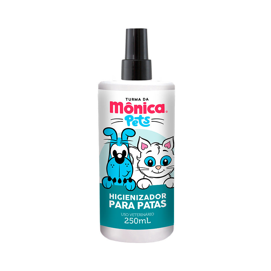 Higienizador para Patas Turma da Mônica Pets para Cães e Gatos 250 mL