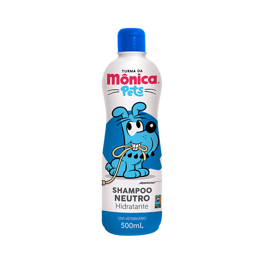 Shampoo Turma da Mônica Pets Neutro Hidratante para Cães e Gatos 500 mL