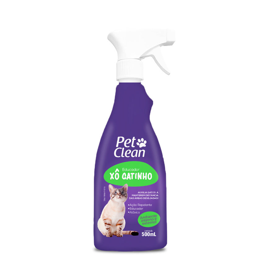 Educardor Sanitário Pet Clean Xô Gatinho Para Gatos 500ml