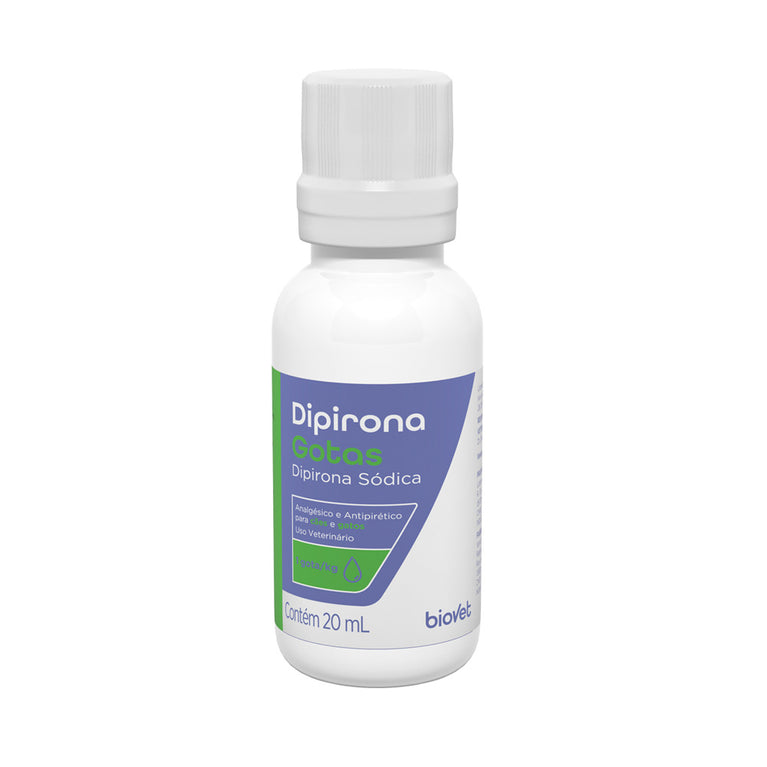 Analgésico e Antipirético Biovet Dipirona Sódica 20 mL