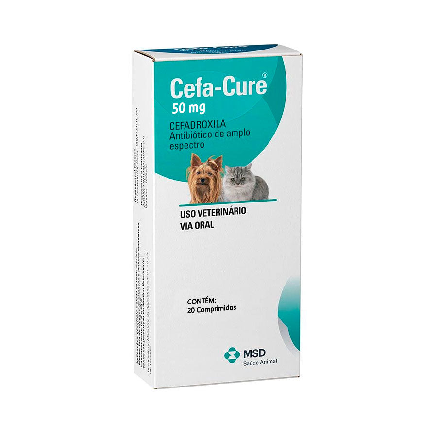 Antibiótico Cefa-Cure MSD para Cães e Gatos