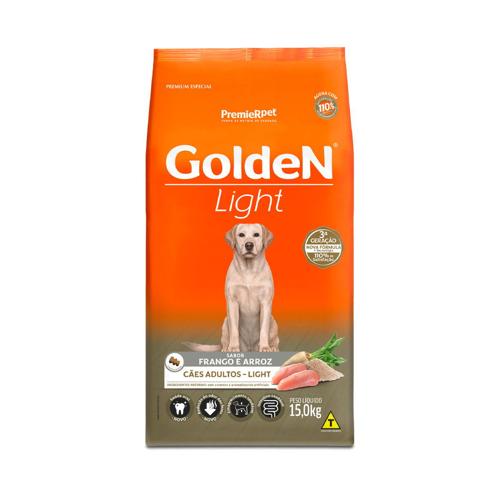 Ração Golden Fórmula Light para Cães Adultos - Loja Pet Mais