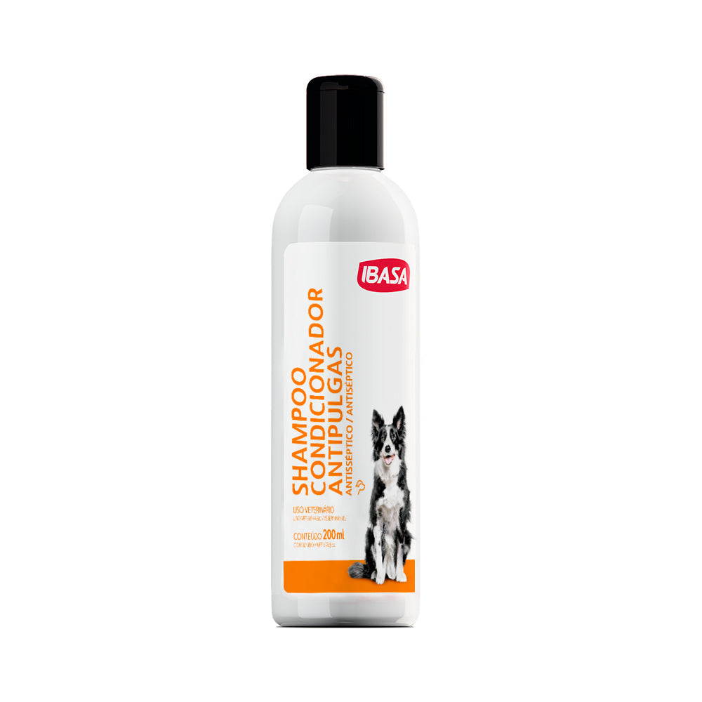 Shampoo e Condicionador Antipulgas Ibasa para Cães 200 mL