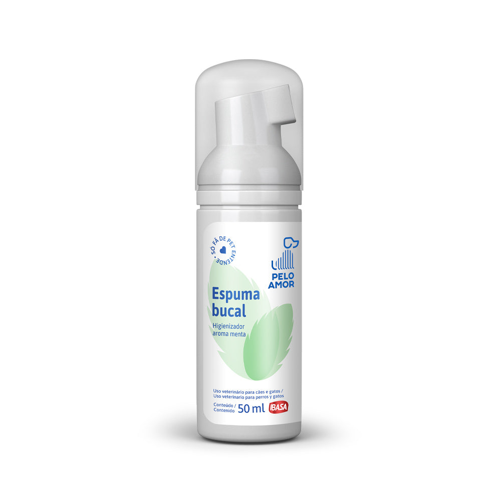 Espuma Bucal Spray  Ibasa Para Cães e Gatos 50 mL
