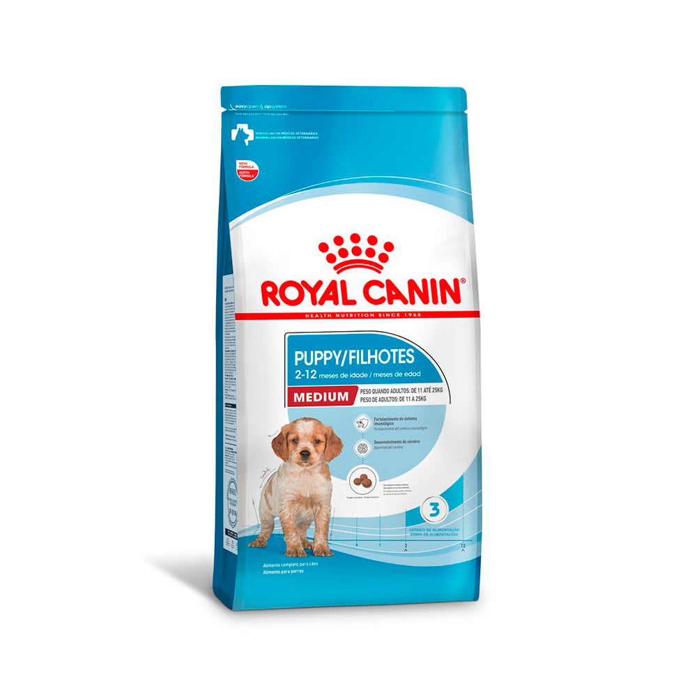 Ração Royal Canin Medium Puppy para Cães Filhotes de Porte Médio