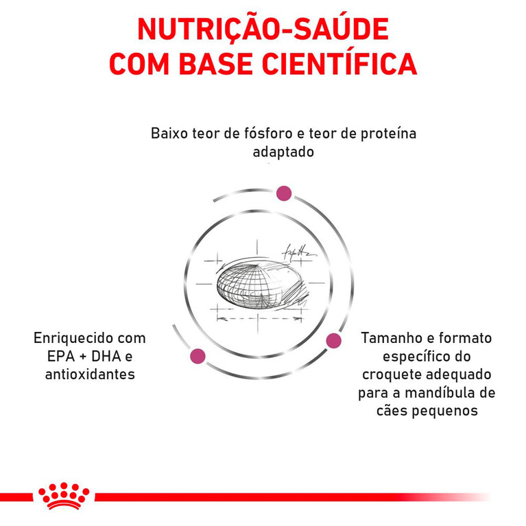 Ração para Cães Royal Canin Renal Small Dog Raças Pequenas