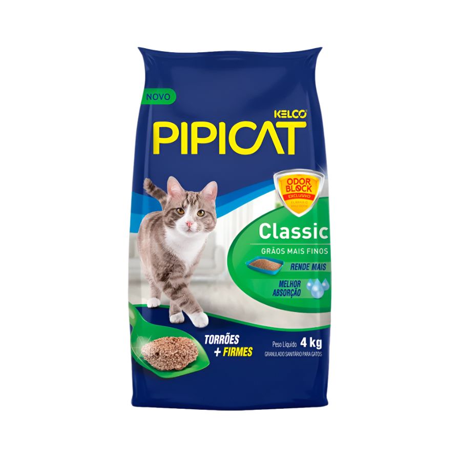 Areia Higiênica para Gatos Pipicat Classic