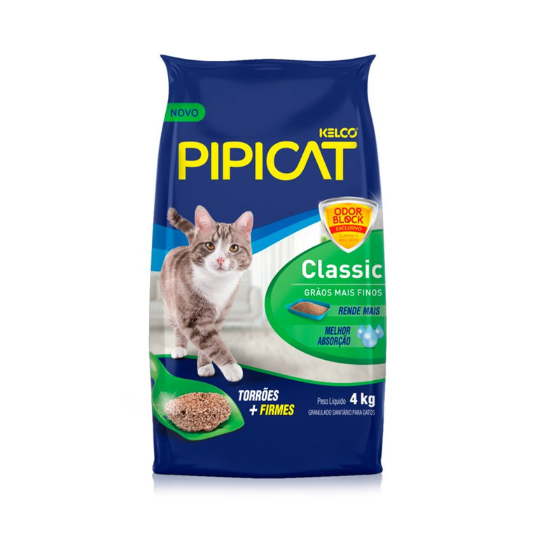 Areia Higiênica para Gatos Pipicat Classic