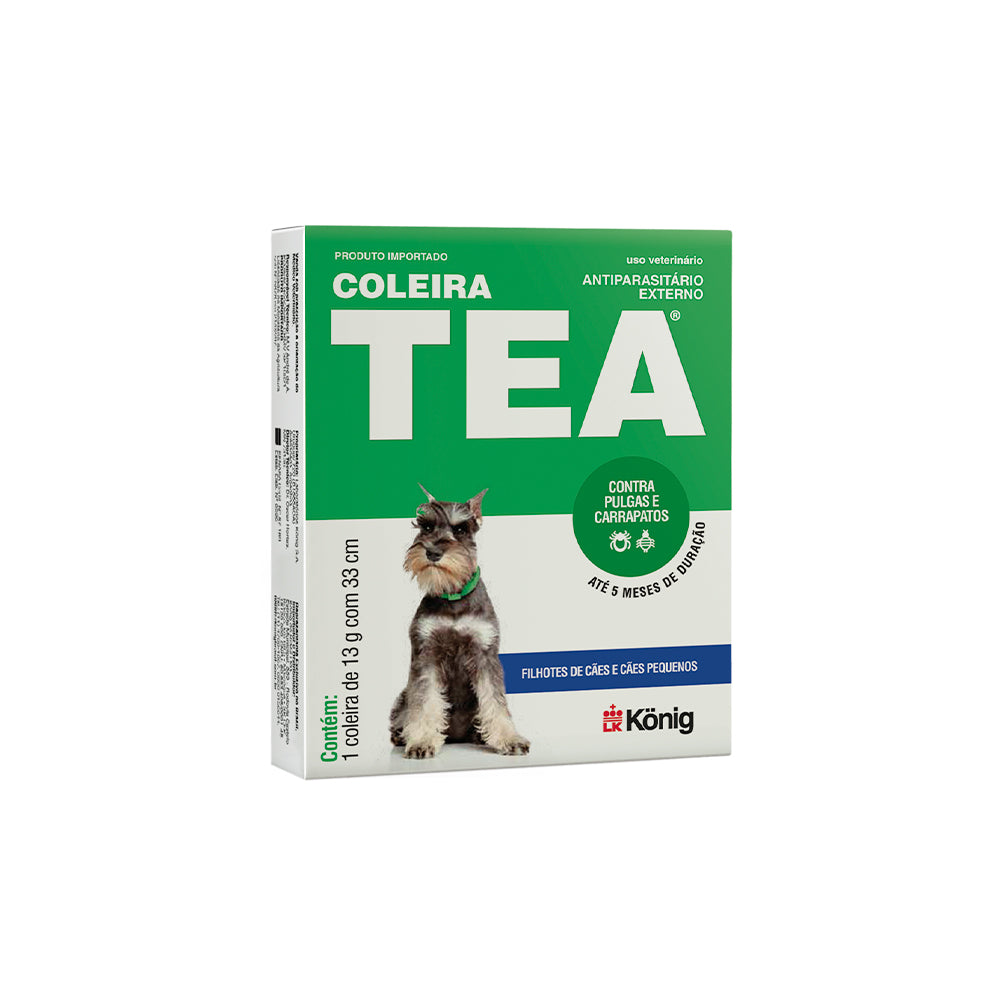 Coleira Antiparasitária Tea Konig para Cães 13 g