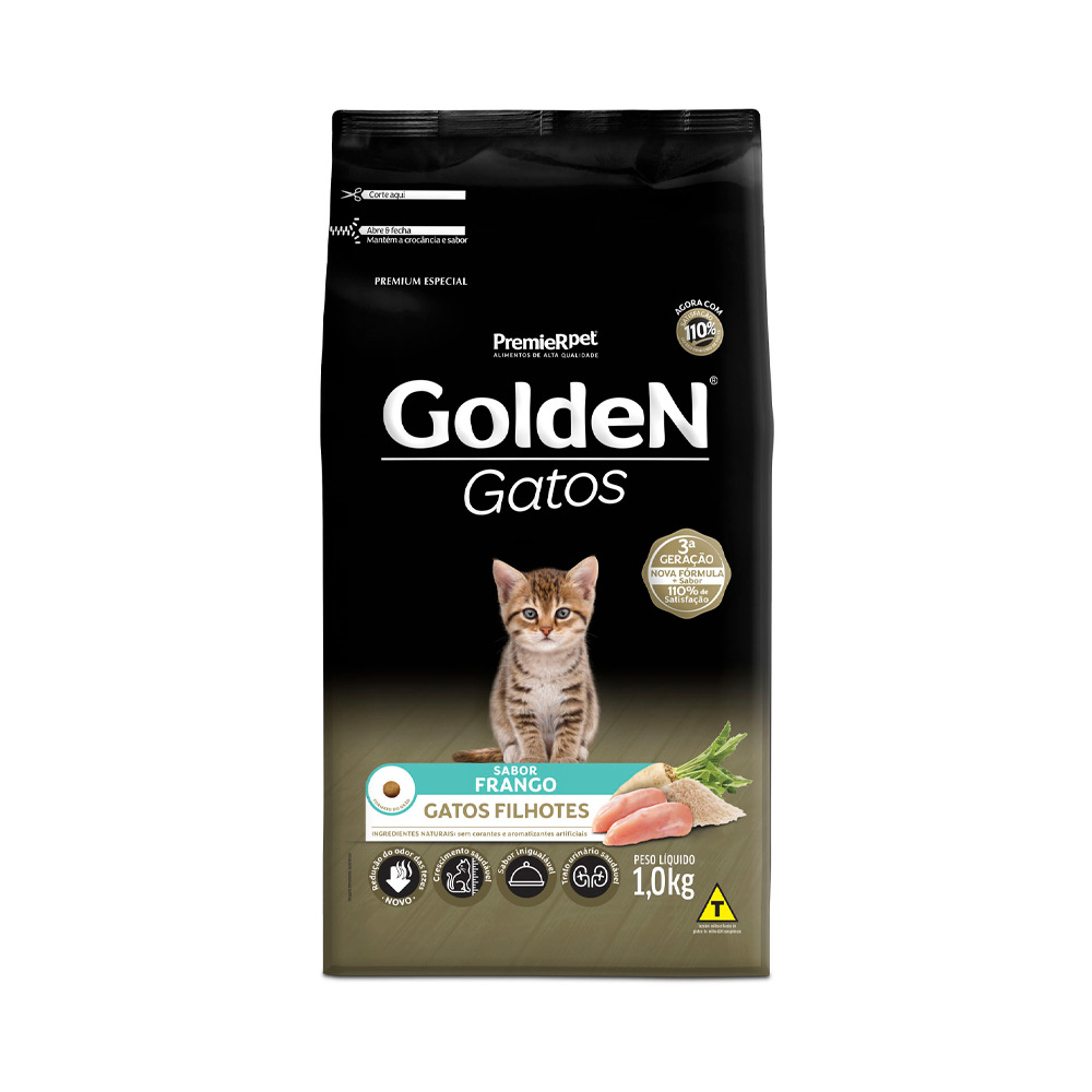 Ração Golden para Gatos Filhotes Sabor Frango