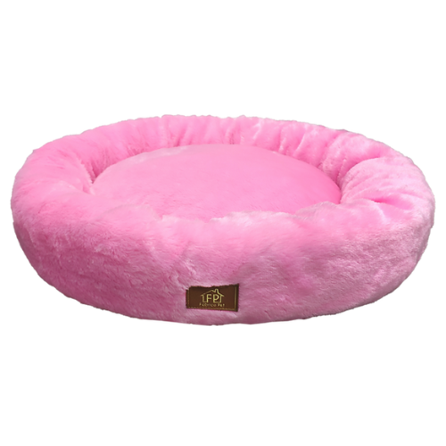 Cama Fábrica Pet Nuvem Pelúcia Rosa