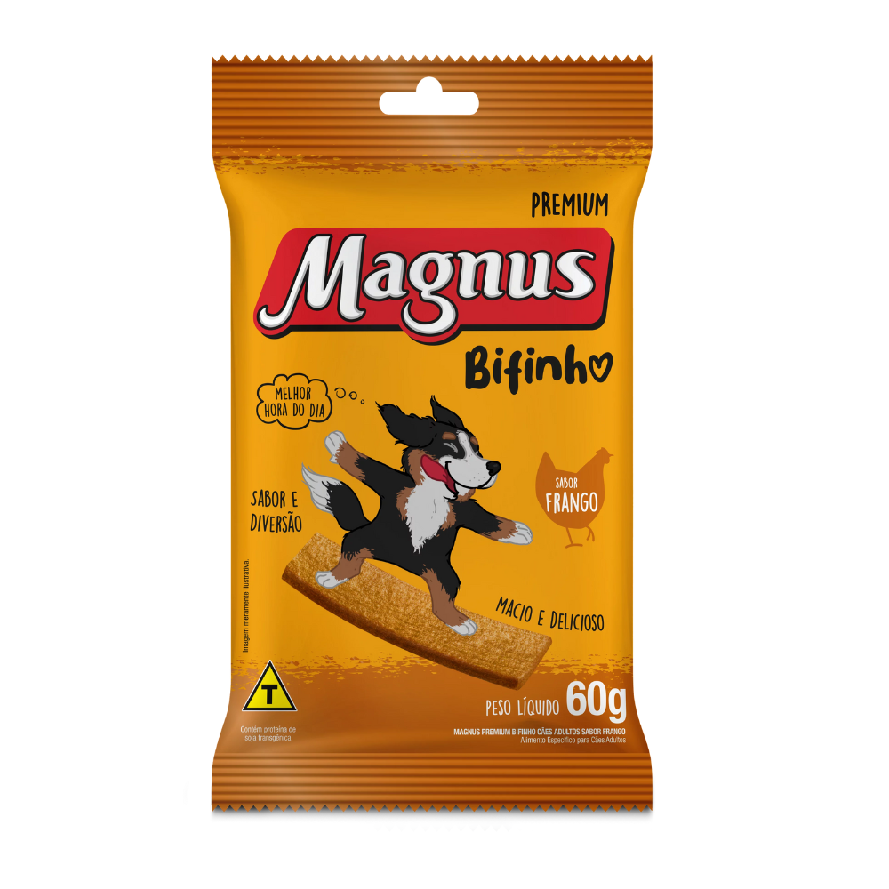 Bifinho Magnus para Cães Adultos Sabor Frango 60 g