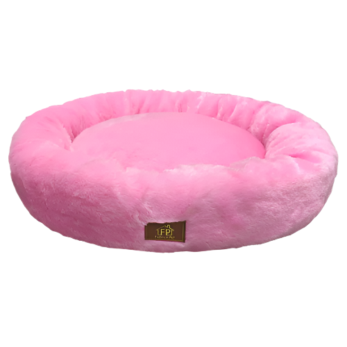 Cama Fábrica Pet Nuvem Pelúcia Rosa