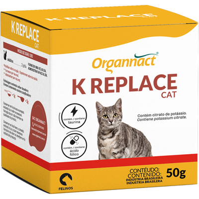 Suplemento Organnact K Replace para Gatos 50 g