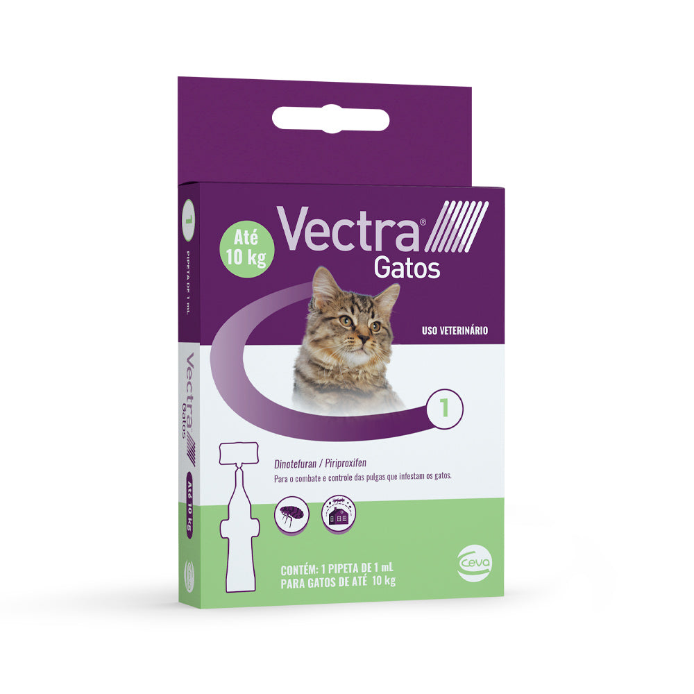 Antipulgas Ceva Vectra para Gatos de até 10 Kg 1 mL 1 Pipeta