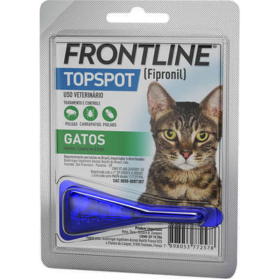 Antipulgas e Carrapatos Frontline Topspot Pipeta 0,5 ml para Gatos