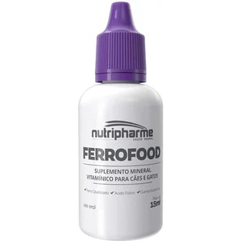 Suplemento Vitamínico Ferrofood Nutripharme para Cães e Gatos