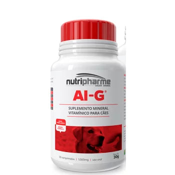 Suplemento Vitamínico AI-G Nutripharme para Cães 30 Comprimidos