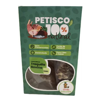 Petisco Cozinha Natural Pet A Maravilhosa Traqueia Bovina 2 Unidades