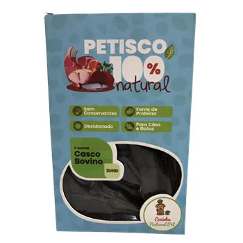 Petisco Cozinha Natural Pet O Incrível Casco Bovino 2 Unidades