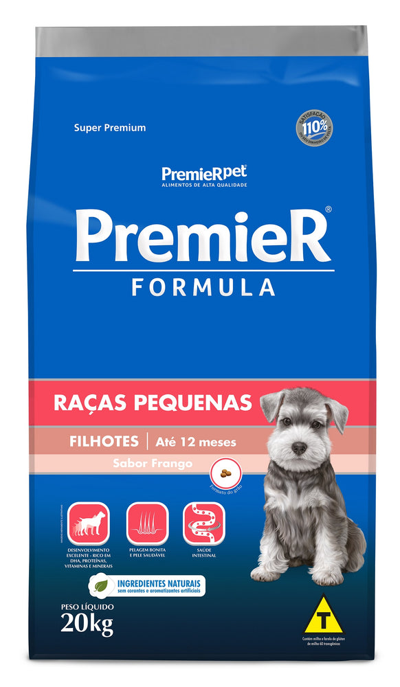 Ração PremieR para Cães Filhotes de Raças Pequenas Sabor Frango