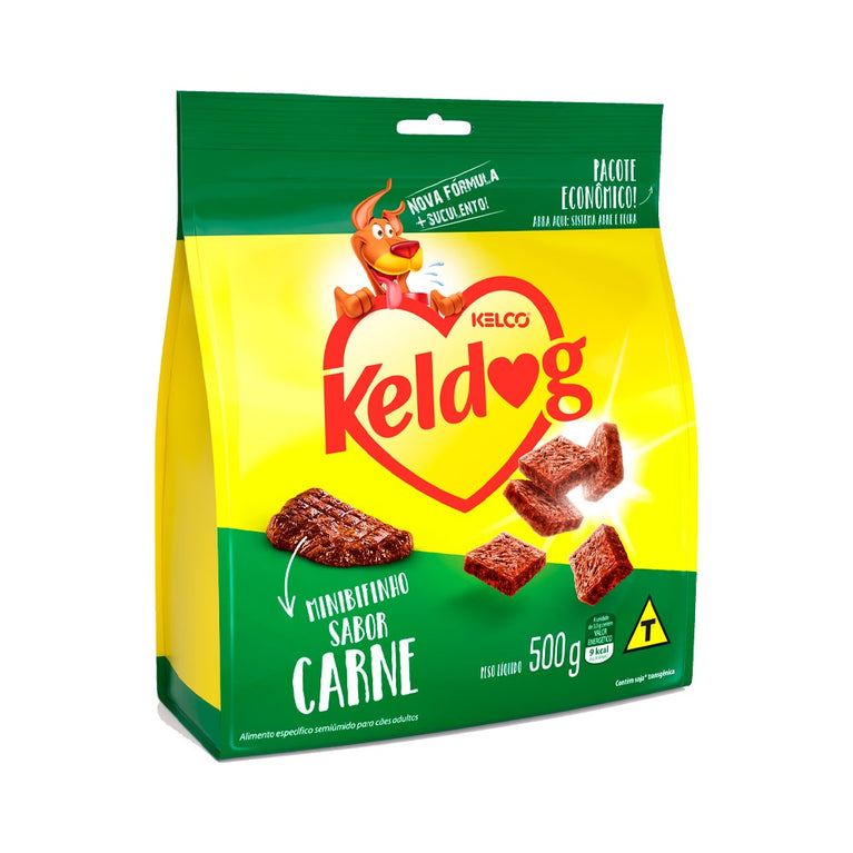 Bifinho Keldog para Cães Mini Sabor Carne 500 g