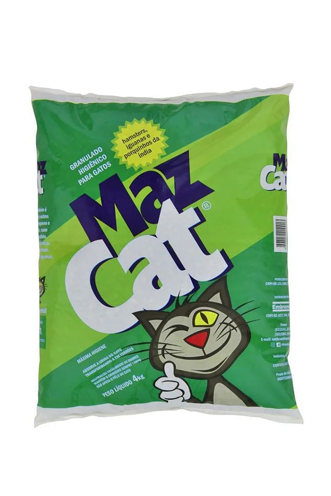 Areia Higiênica Granulado para Gatos Maz Cat