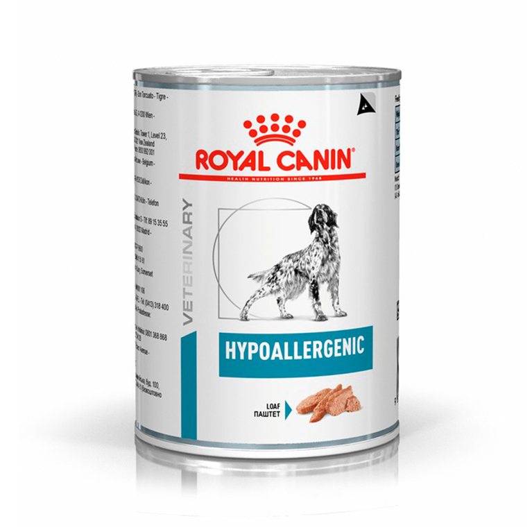 Ração Úmida para Cães Royal Canin Veterinary Hypoallergenic Adultos 400 g