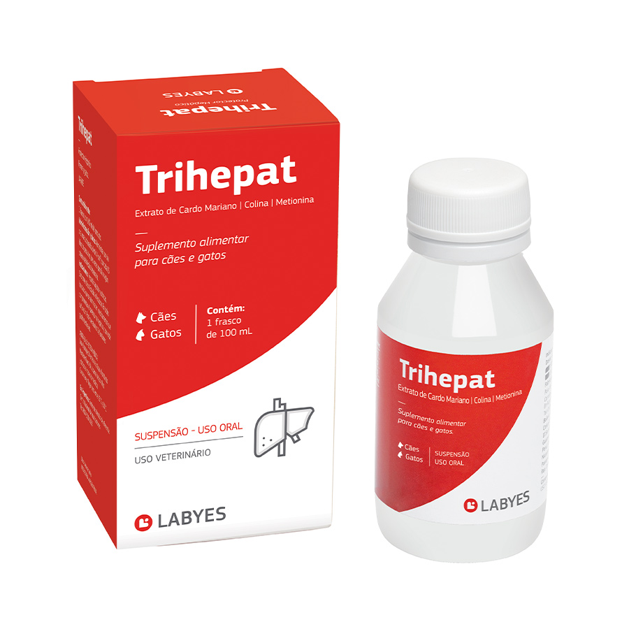 Suplemento Alimentar Trihepat para Cães e Gatos 100 mL