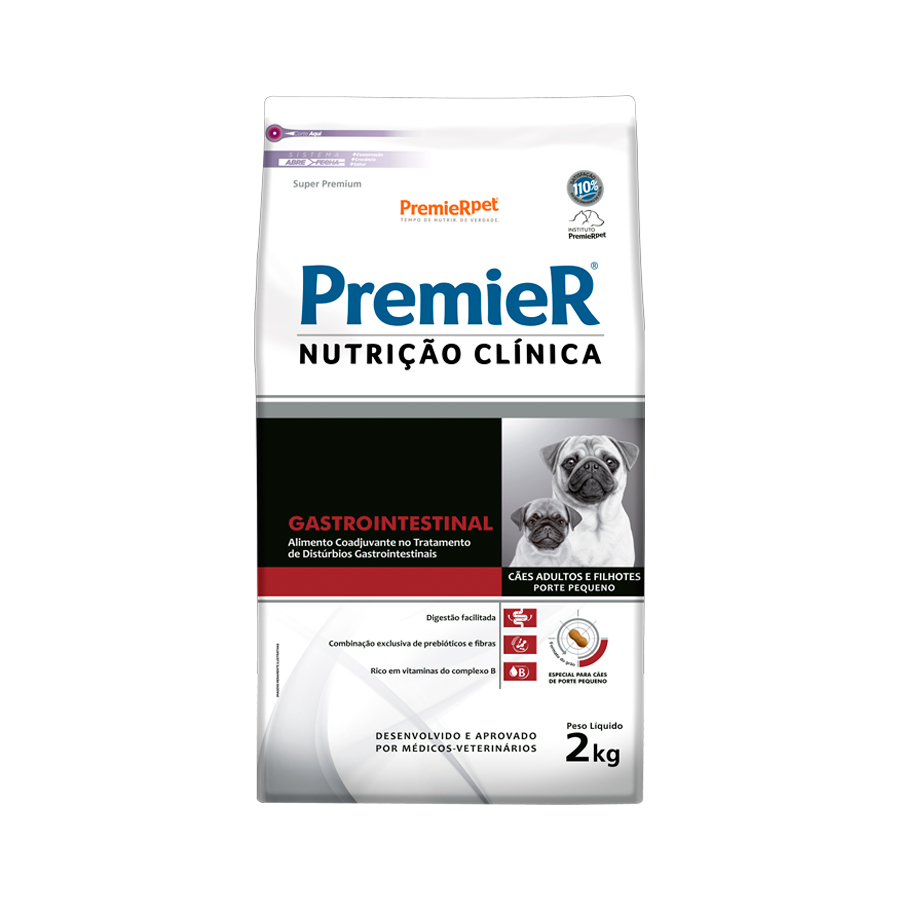 Ração PremieR Nutrição Clínica Gastrointestinal para Cães Pequeno Porte