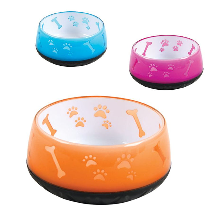 Comedouro Chalesco Puppy Deluxe para Cães Filhotes Rosa Tamanho M