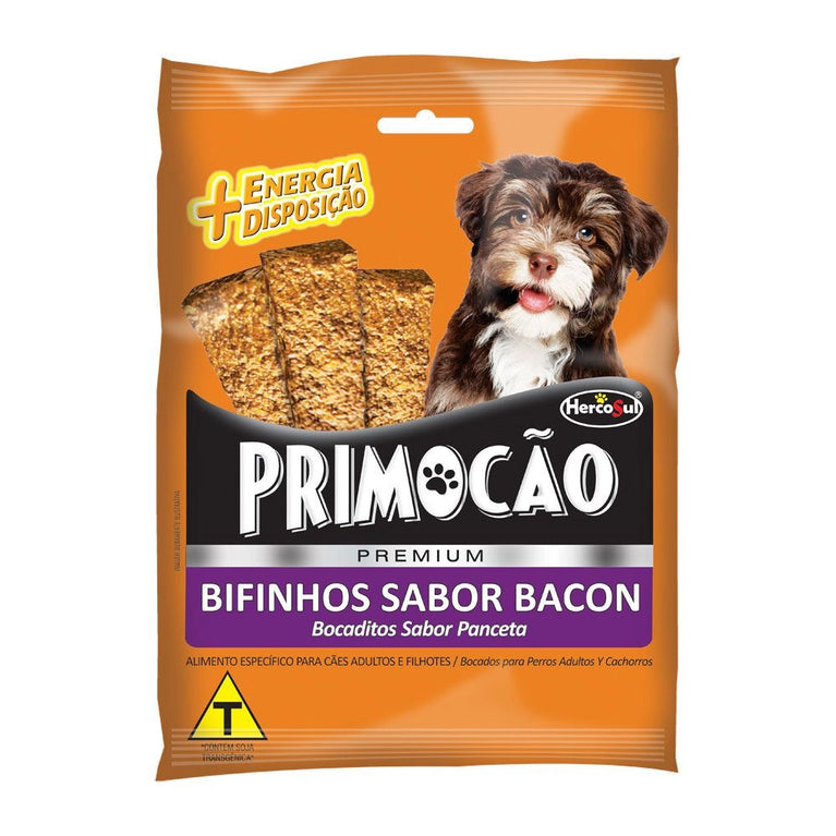 Bifinho Primocão Premium para Cães Sabor Bacon 60 g