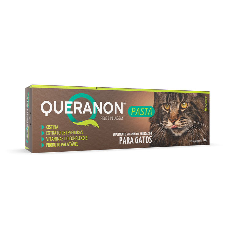 Suplemento Avert Queranon Pele e Pelagem em Pasta para Gatos 70 g