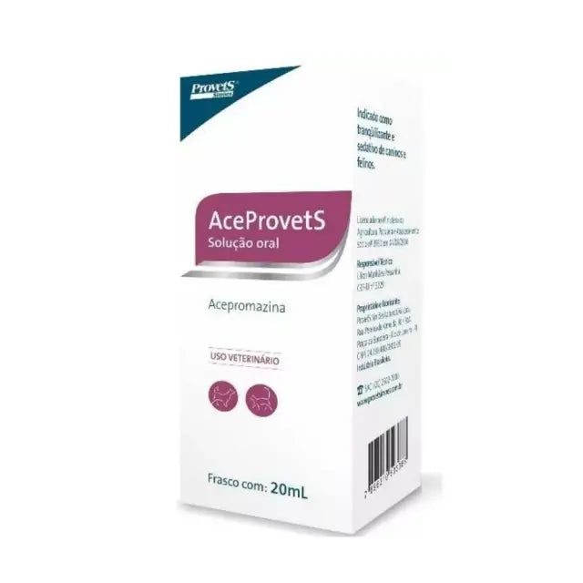 Tranquilizante Veterinário Aceprovets 20 mL