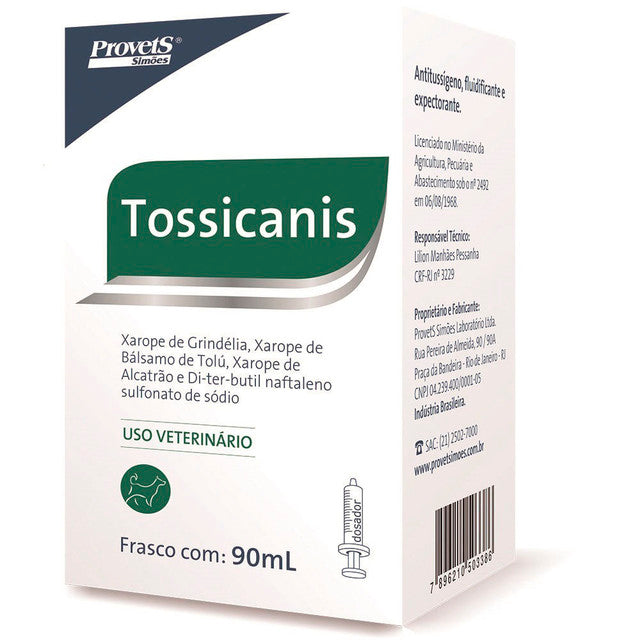 Tossicanis Xarope para Cães Provets 90 mL