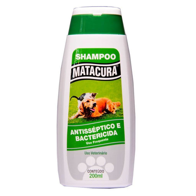 Shampoo Antisséptico Matacura para Cães e Gatos 200 mL