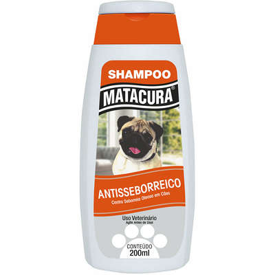 Shampoo Antisseborreico Matacura para Cães 200 mL