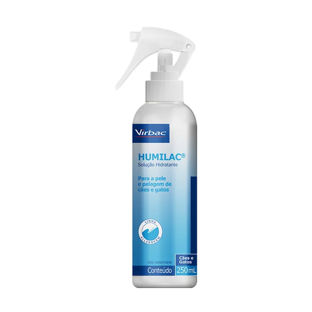 Hidratante Humilac Virbac para Cães e Gatos Spray 250 mL