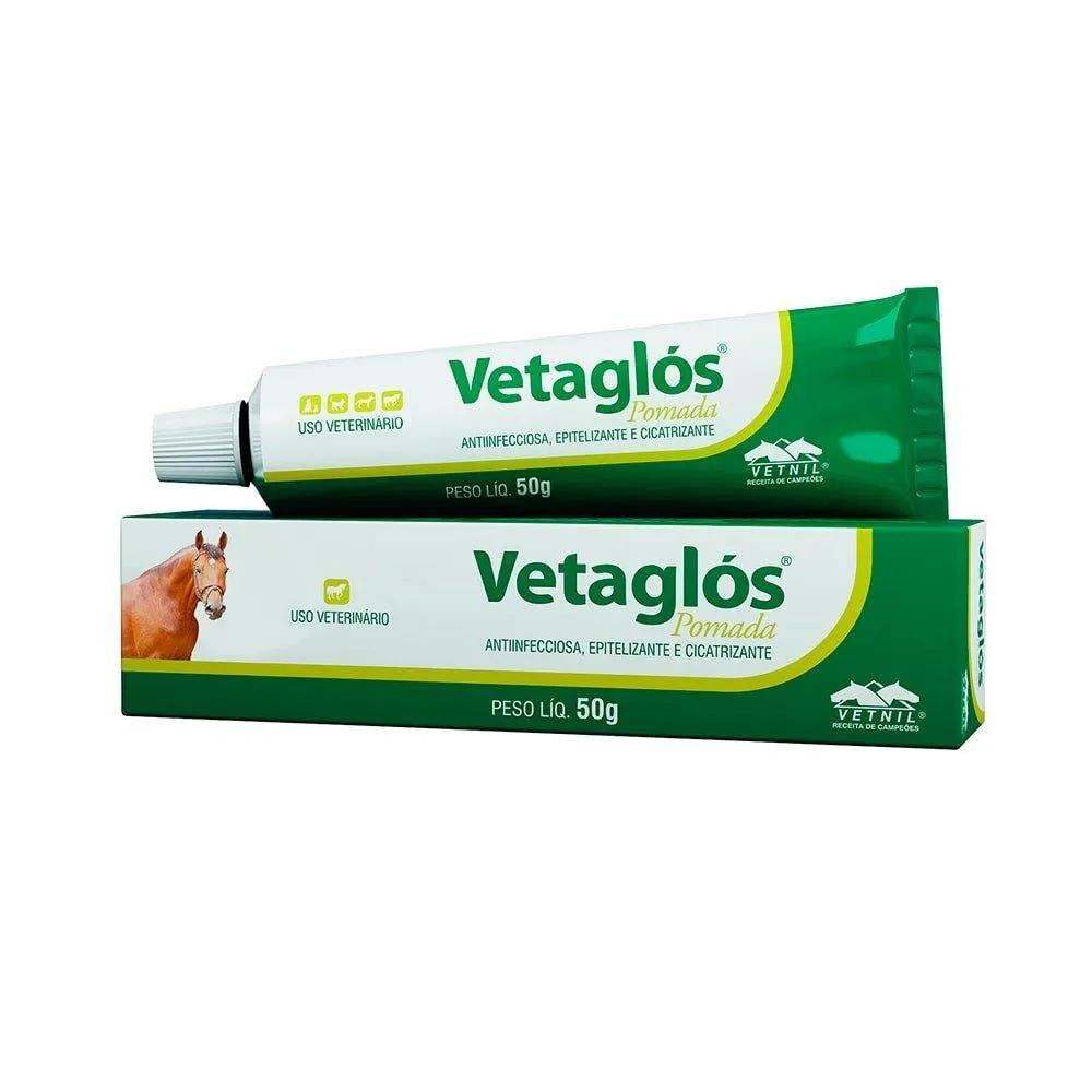 Pomada Cicatrizante Vetnil Vetaglos 50 g