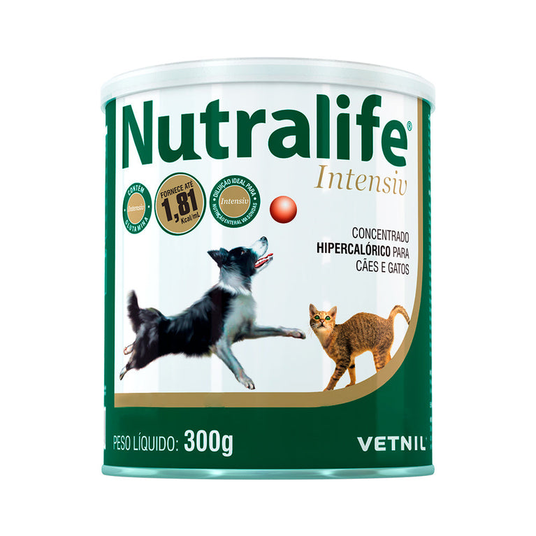 Suplemento Vitamínico Vetnil NutraLife Intensive para Cães e Gatos 300 g