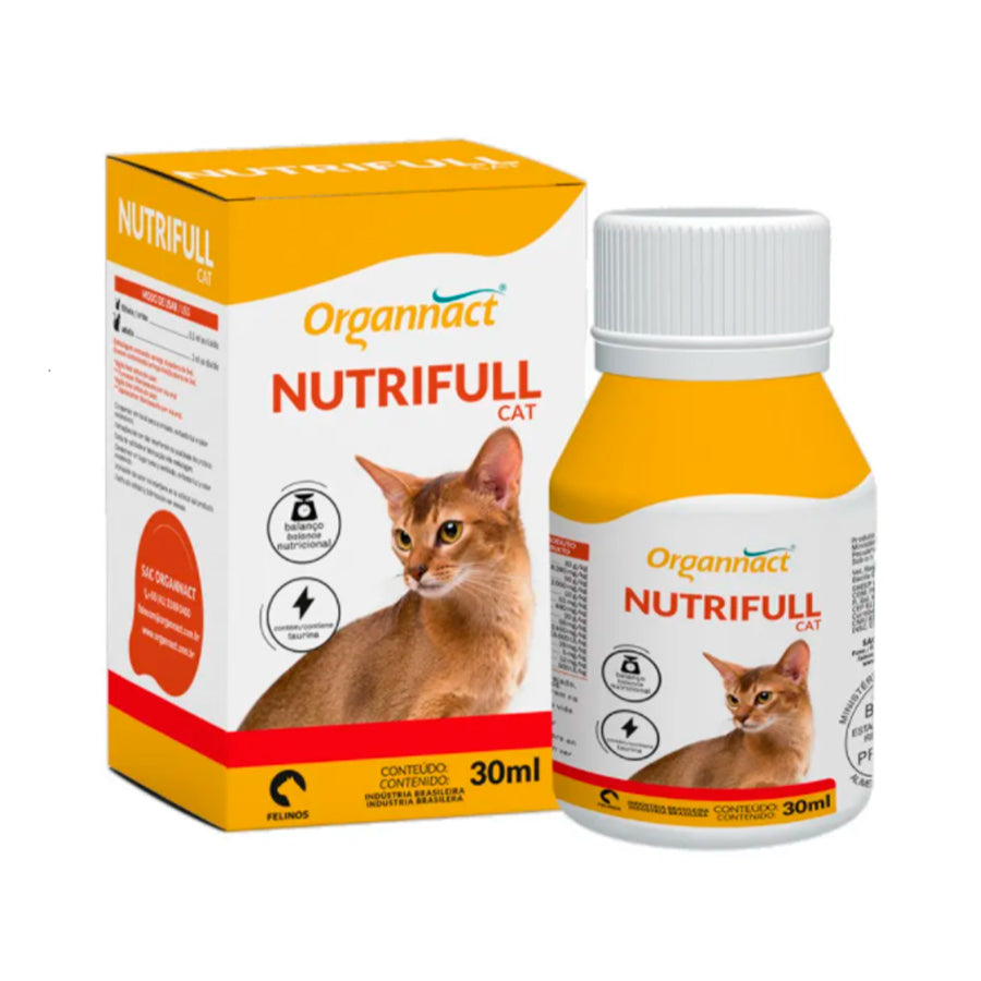 Suplemento Organnact Nutrifull Cat para Gatos 30 mL