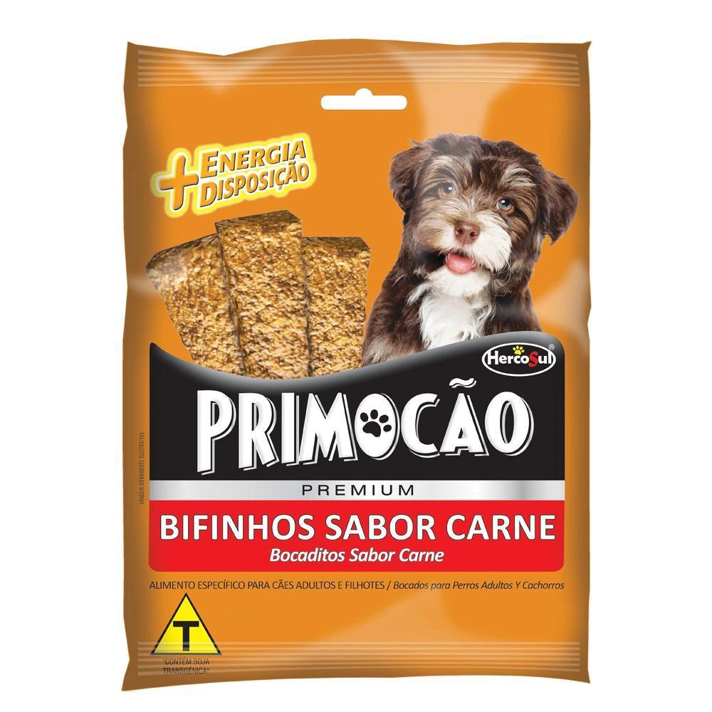 Bifinho Primocão Premium para Cães Sabor Carne 60 g