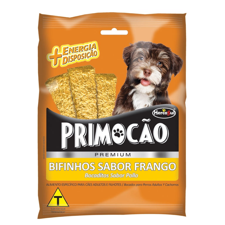 Bifinhos Primocão Premium para Cães Sabor Frango 60 g