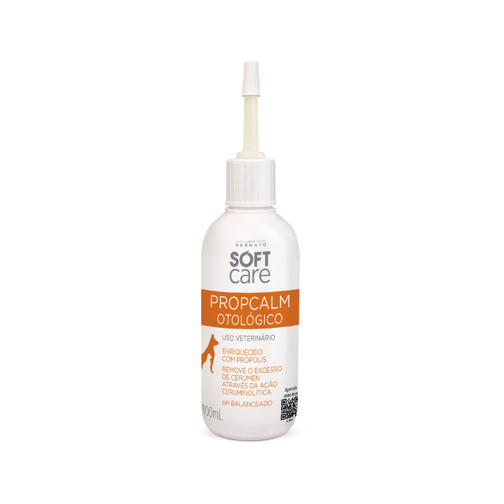 Solução Otológica Soft Care Propcalm para Cães e Gatos 100 mL