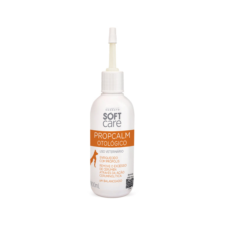 Solução Otológica Soft Care Propcalm para Cães e Gatos 100 mL