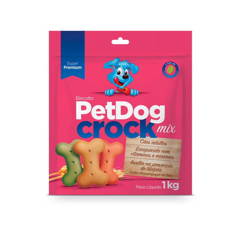 Biscoito Petdog Crock Mix 500 g